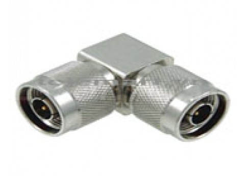 Adaptor N male - N male angle for 1/2"R cable